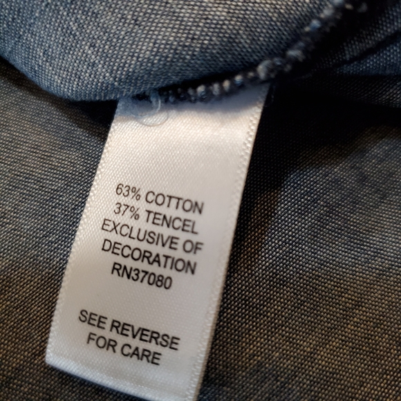 Est.1948 Denim Sleeveless Embroidered To - Picture 9 of 11